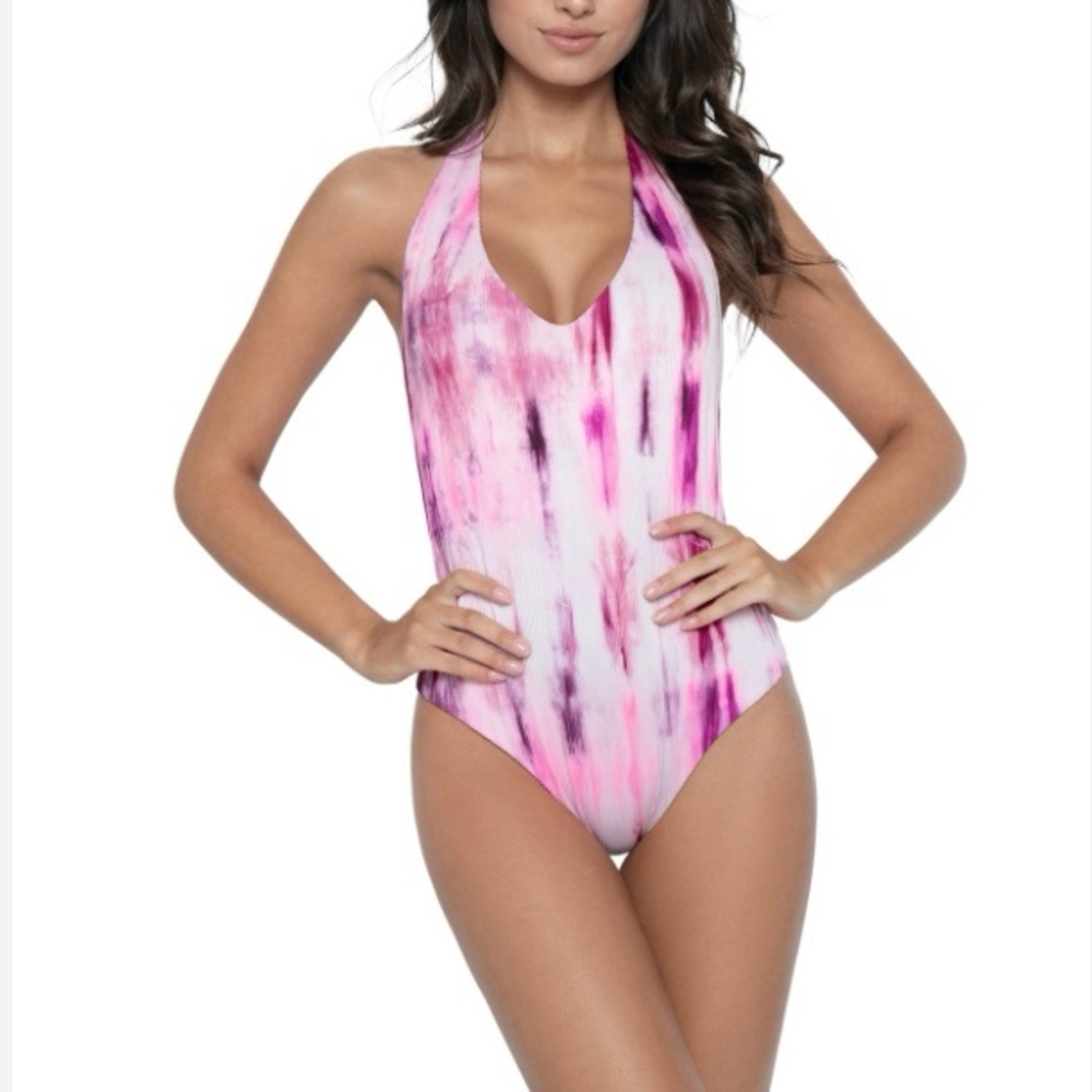 PQ Swim Spell Avery One Piece Halter Neck New With Tags
